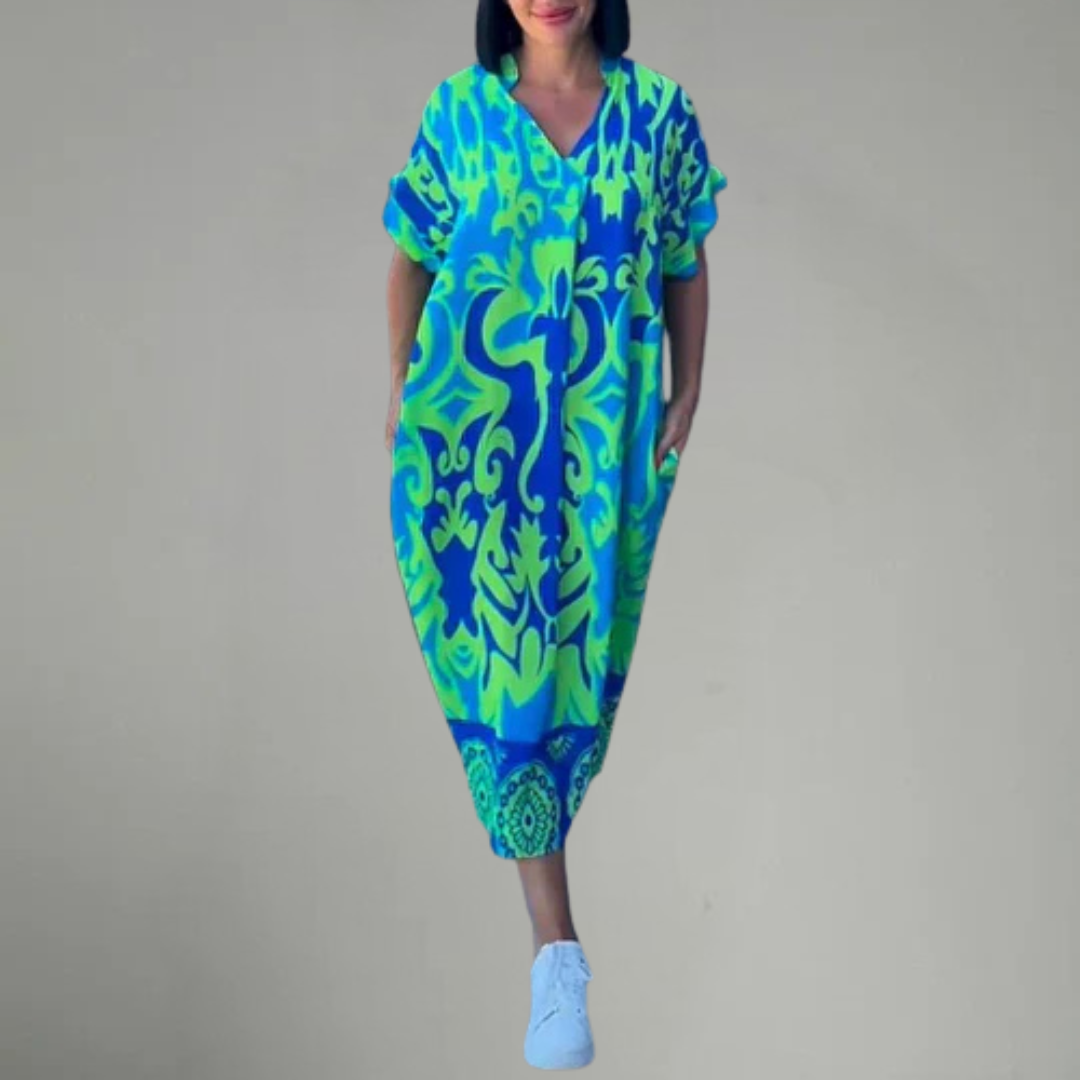 Elena™ – Elegant Floral Dress