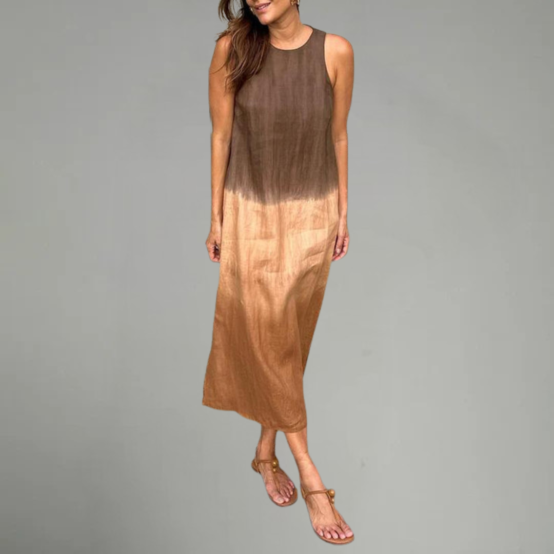 Aurelia™ | Elegant Dress with Natural Print