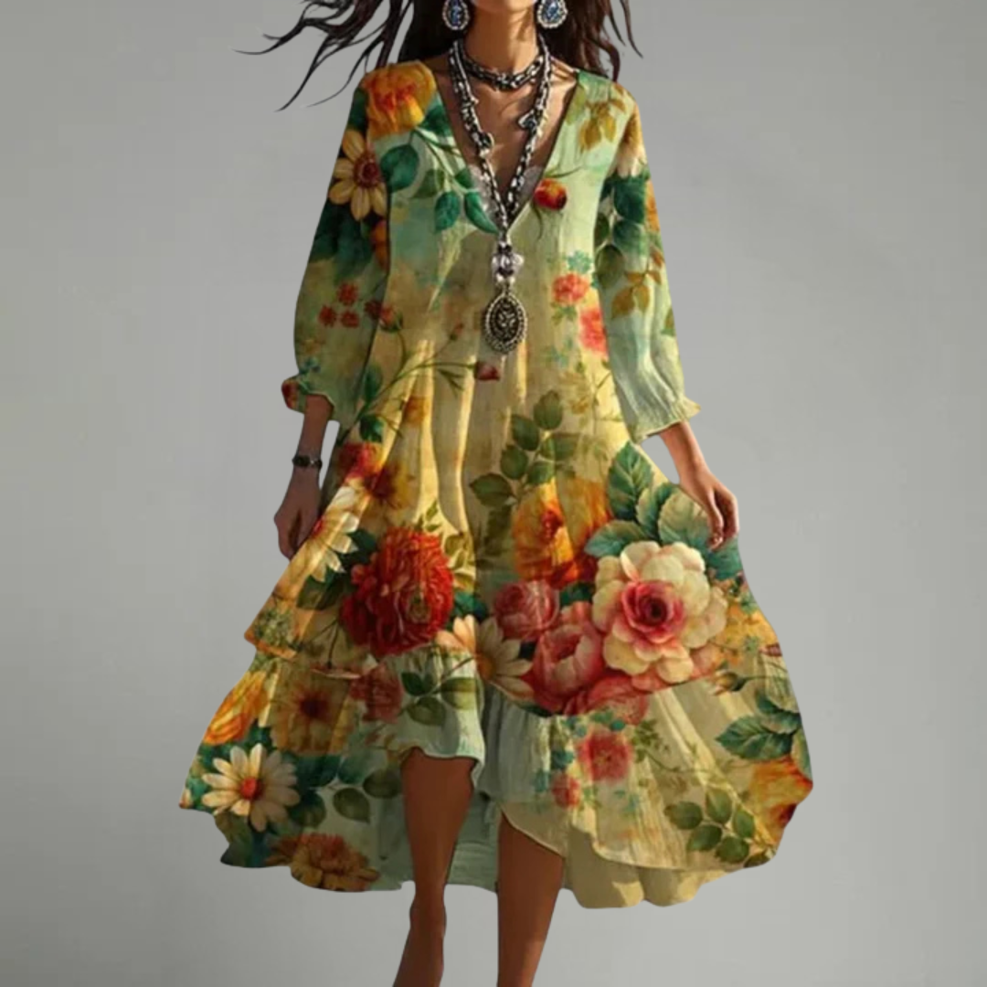 Marina | Vintage Floral Dress