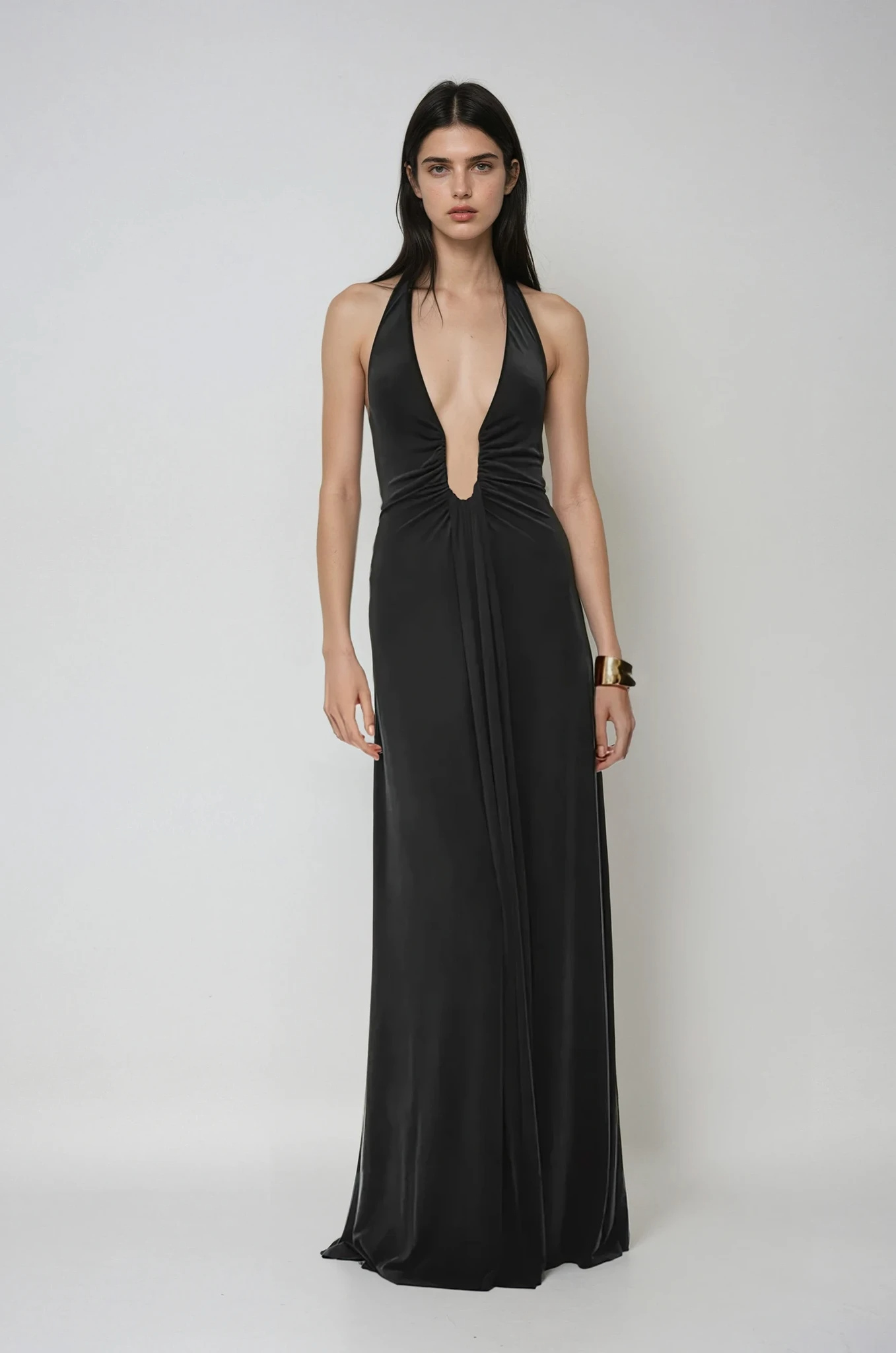 ALTHEA Cupro Maxi Dress