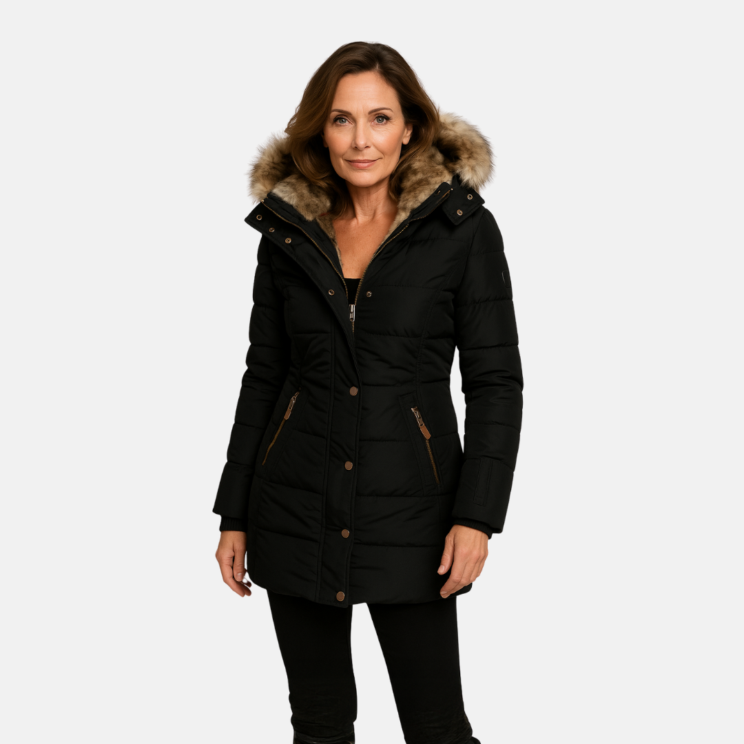 Clara™ | Stylish Winter Coat with Faux Fur Lining