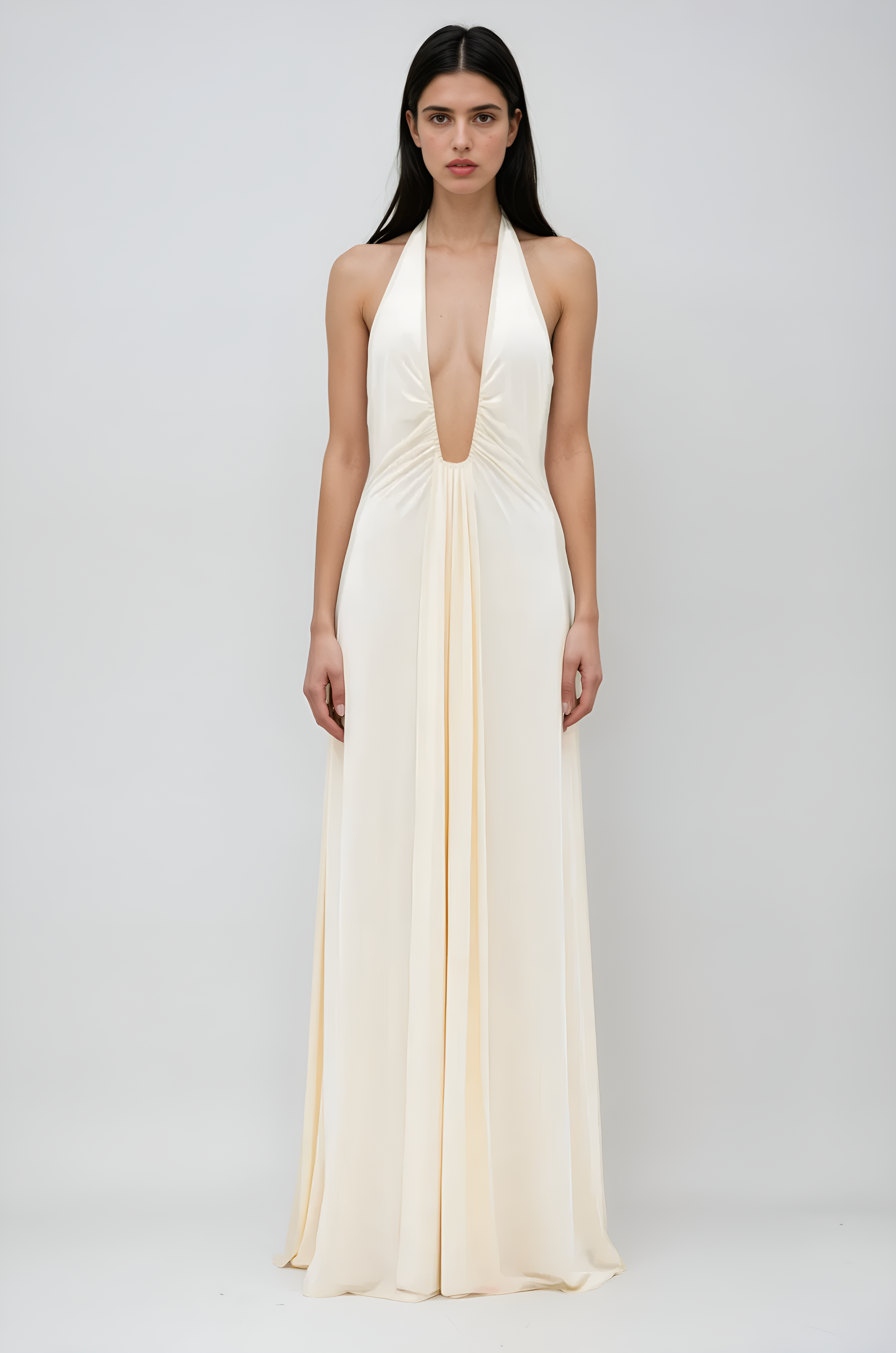 ALTHEA Cupro Maxi Dress
