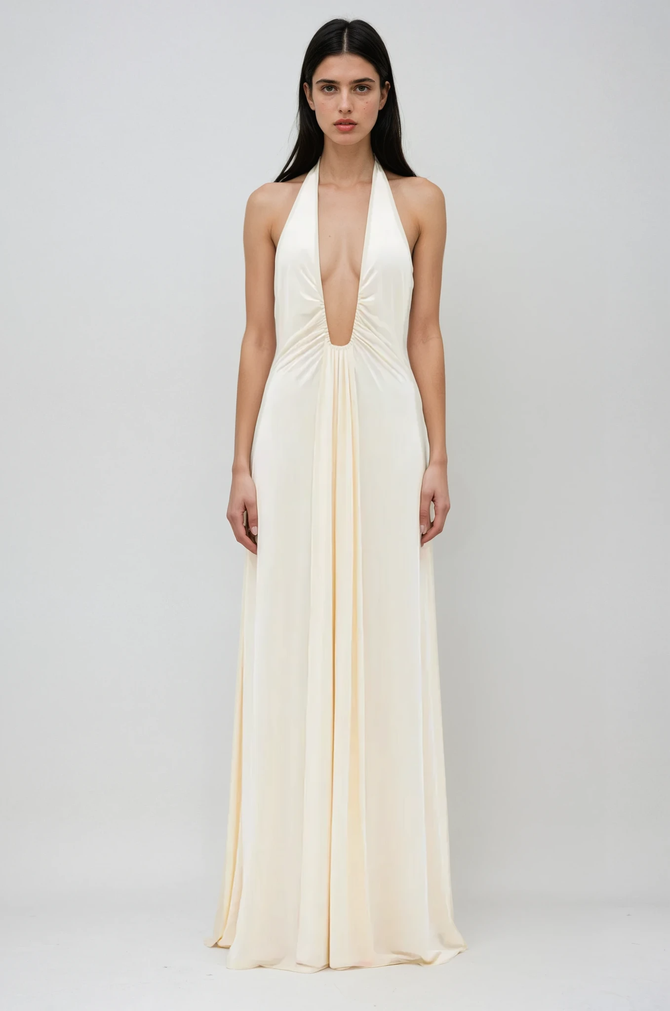 ALTHEA Cupro Maxi Dress