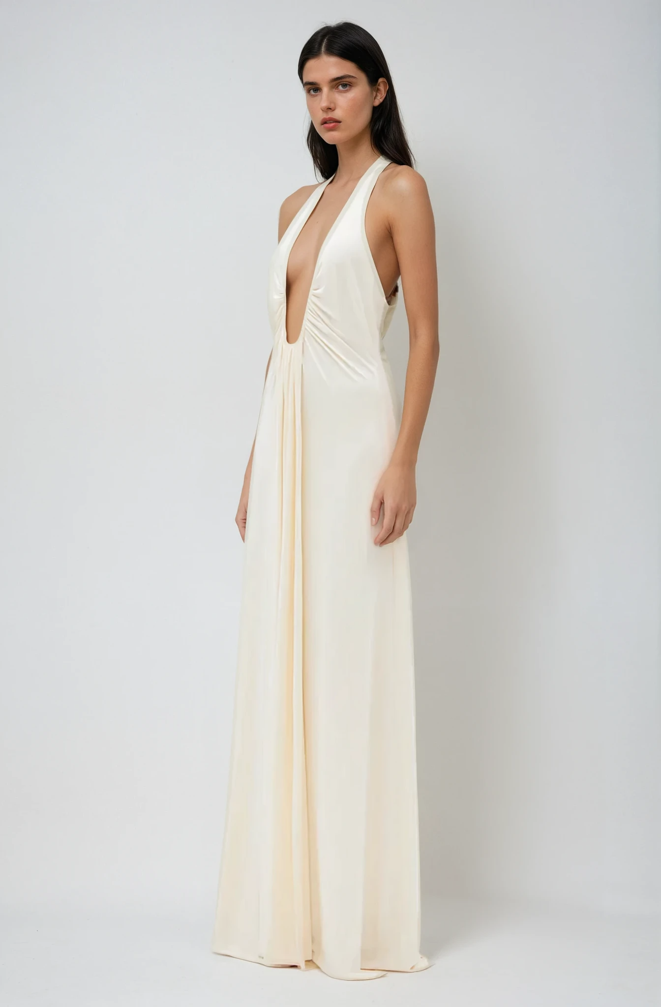 ALTHEA Cupro Maxi Dress