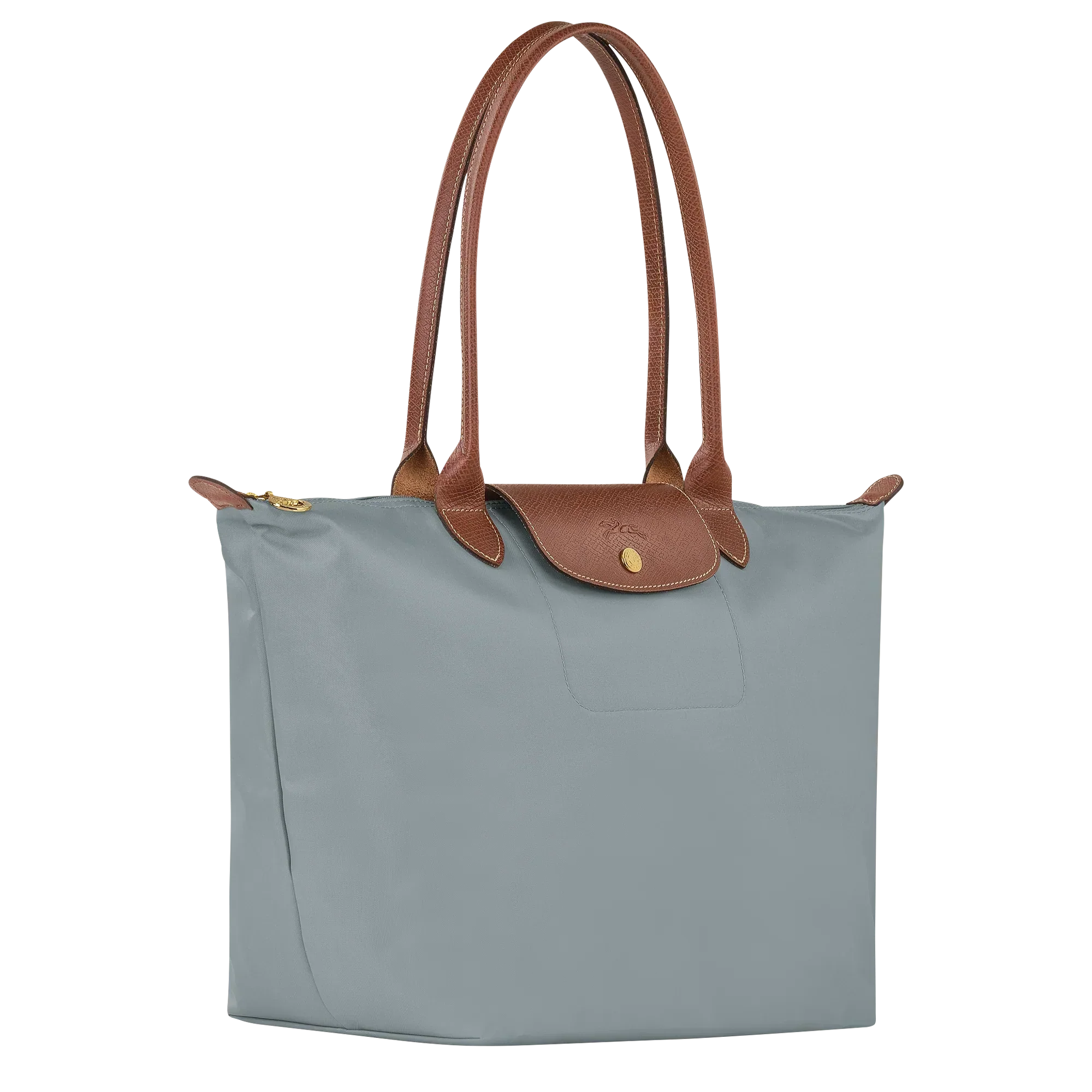 Longchamp - Large Le Pliage Tote, Steel