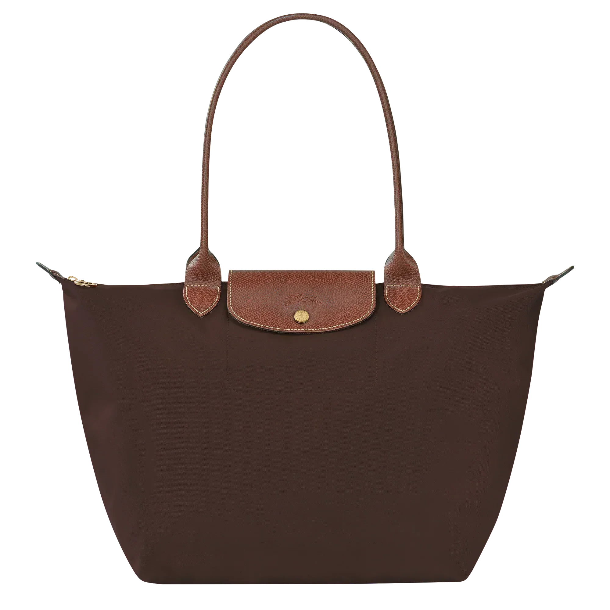 Longchamp - Large Le Pliage Tote, Brown