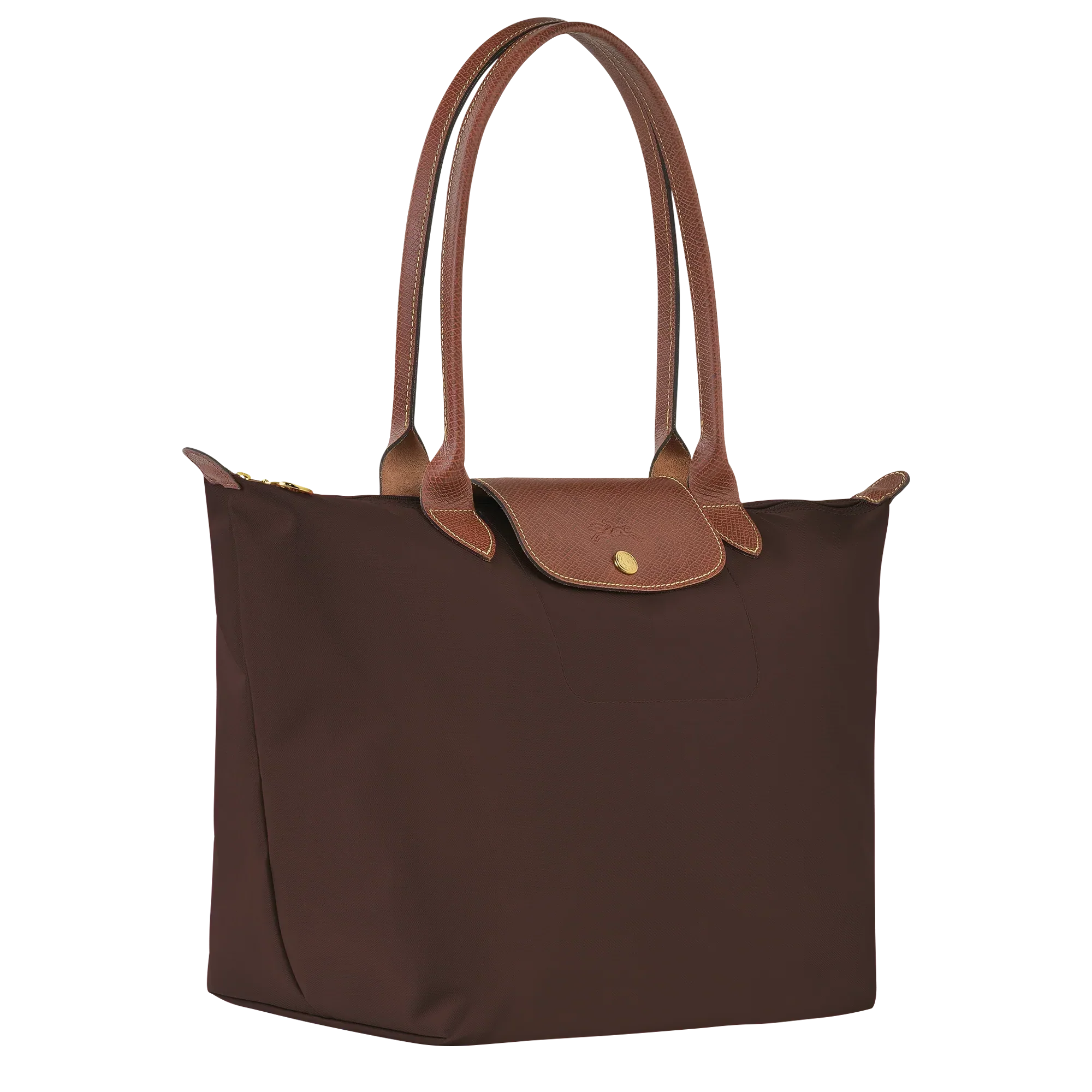 Longchamp - Large Le Pliage Tote, Brown