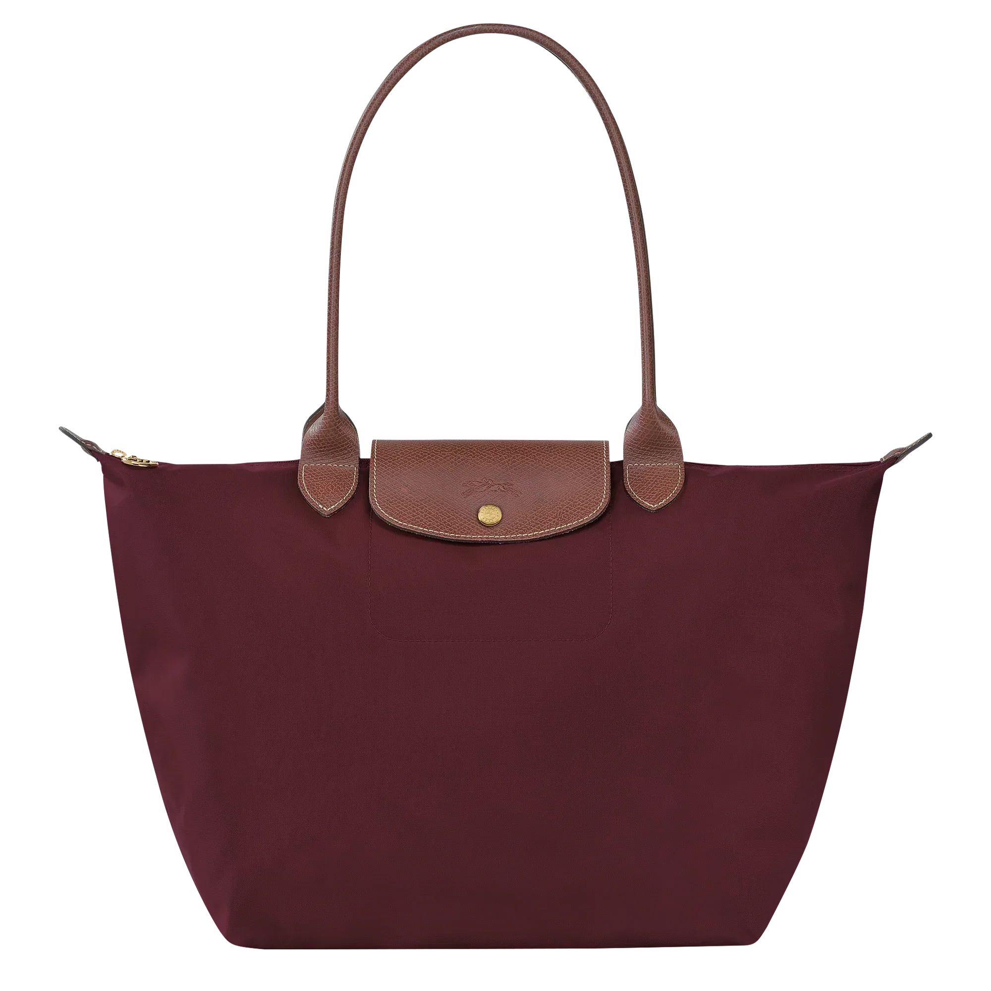 Longchamp - Large Le Pliage Tote, Burgundy