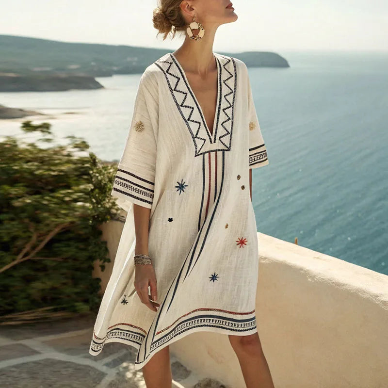Naomi - Boho Coastal Dress