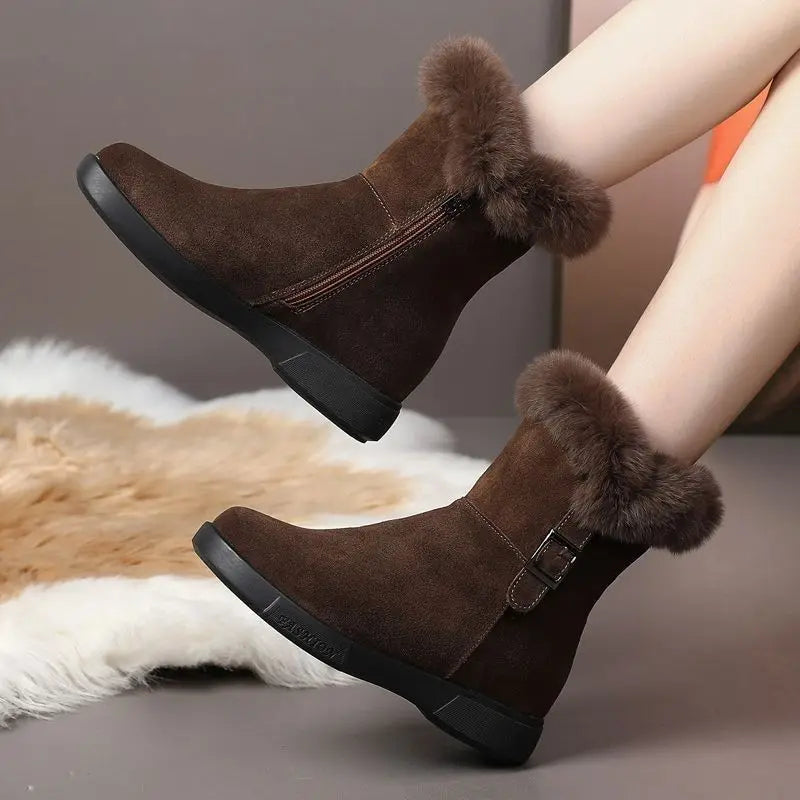 Marielle™ | Warm Winter Ankle Boots for Women