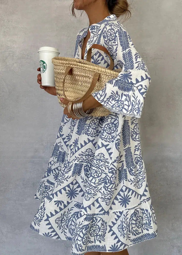 Fiorelia - Relaxed Boho Tunic Dress