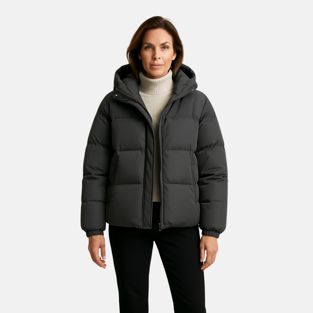 Elena™ | Classic Puffer Jacket with Hood