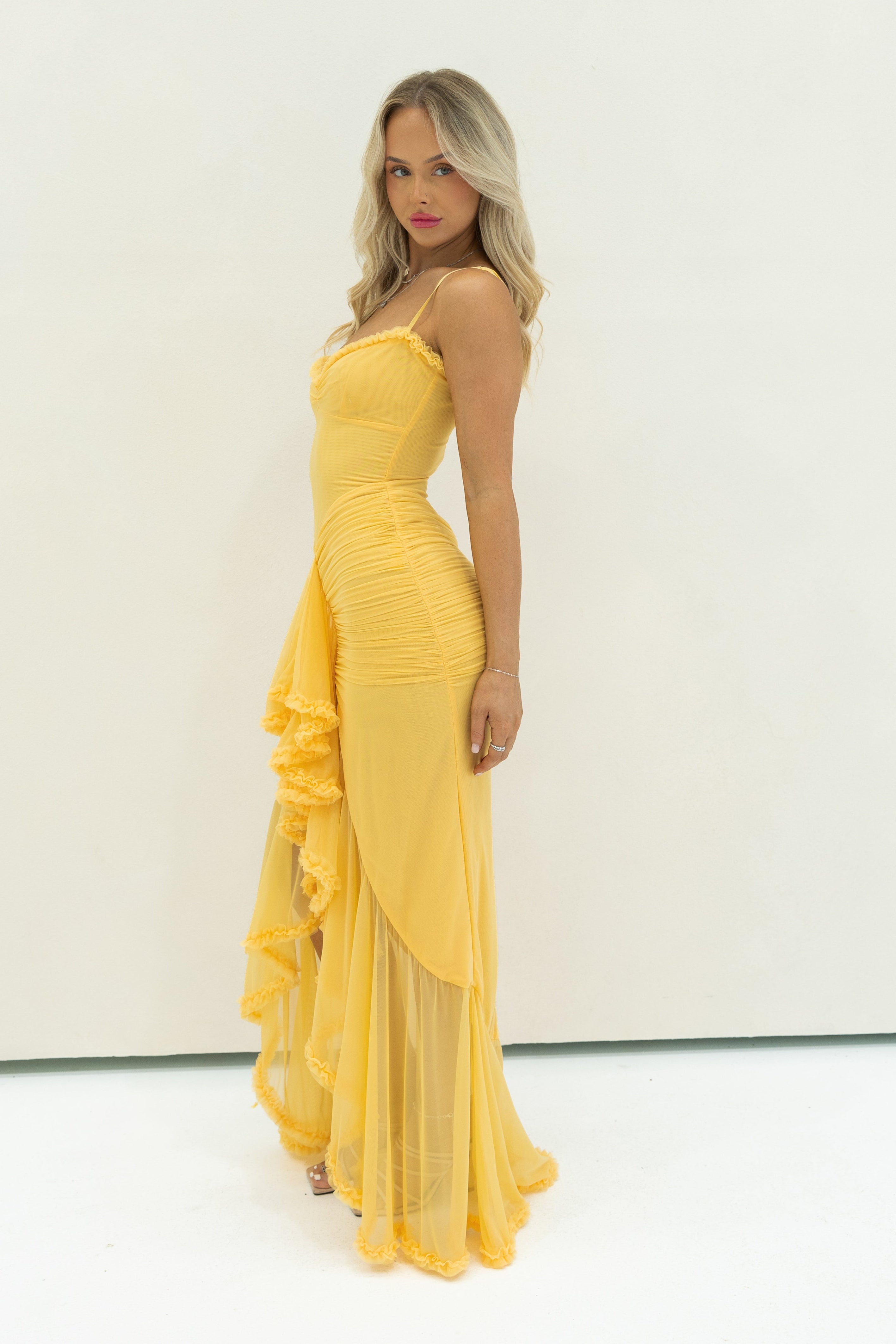 FLAVIA Ruffle Maxi Dress