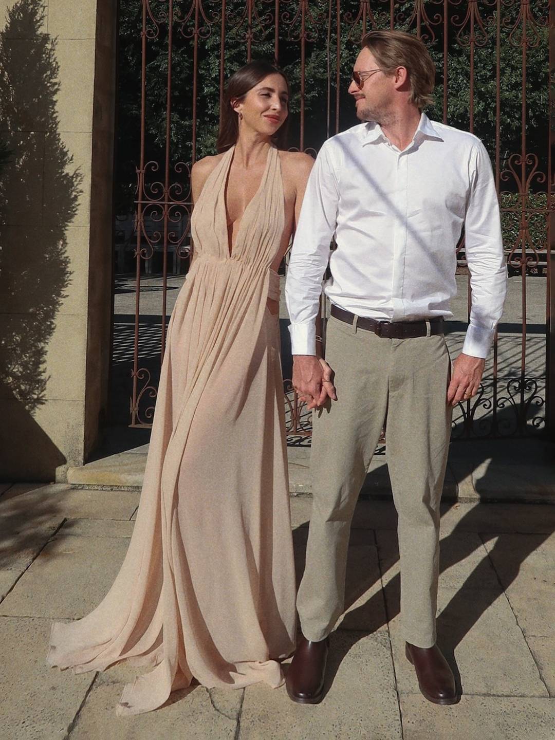 ROSABELLA Backless Cut-Out Maxi Dress