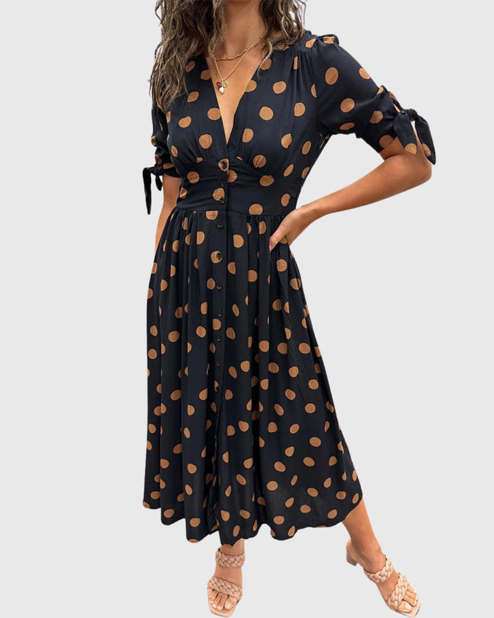 Monique - Elegant Midi Dress