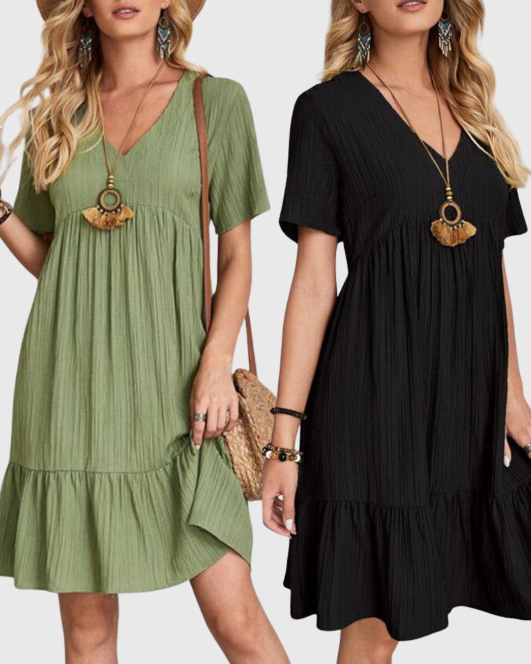 Mary -  Chic Tummy Concealing Dress