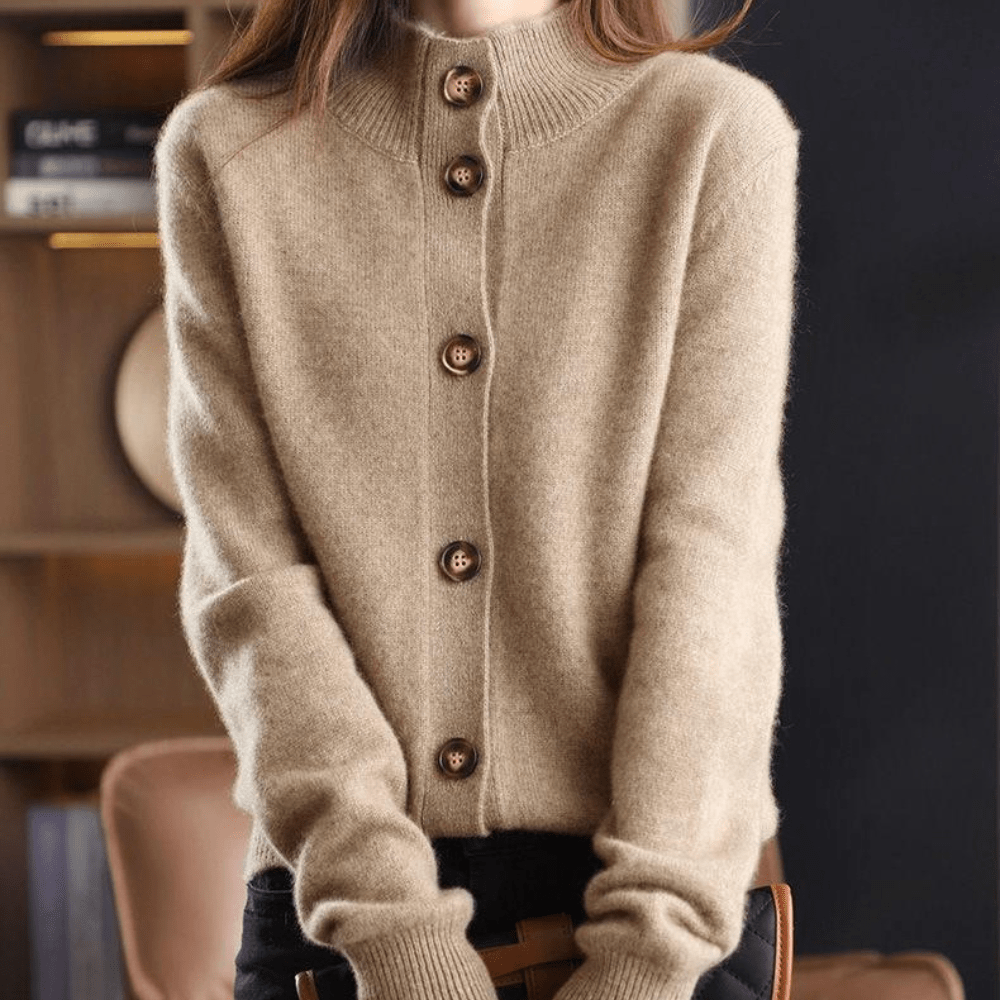 Anny | Cashmere Knit Cardigan